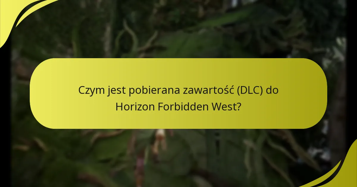 Jak pobrać DLC do Horizon Forbidden West?