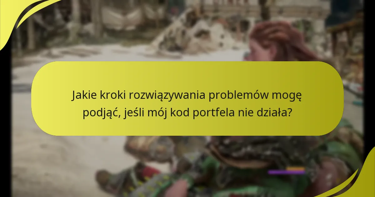 Co mogę kupić za zrealizowane kody portfela w Horizon Forbidden West?