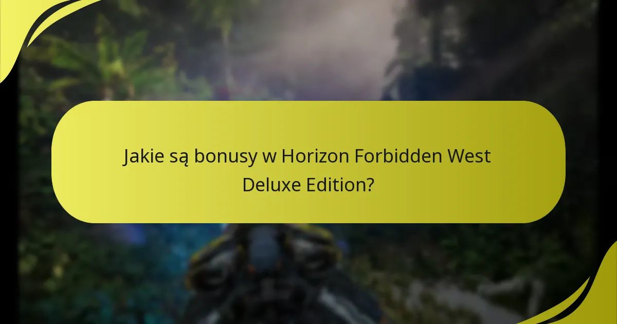 Na jakich platformach dostępne są bonusy Horizon Forbidden West?